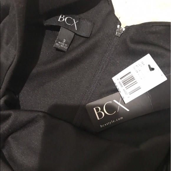 Size 3 BCX Little Black Dress Mesh Net Netted - Picture 5 of 8